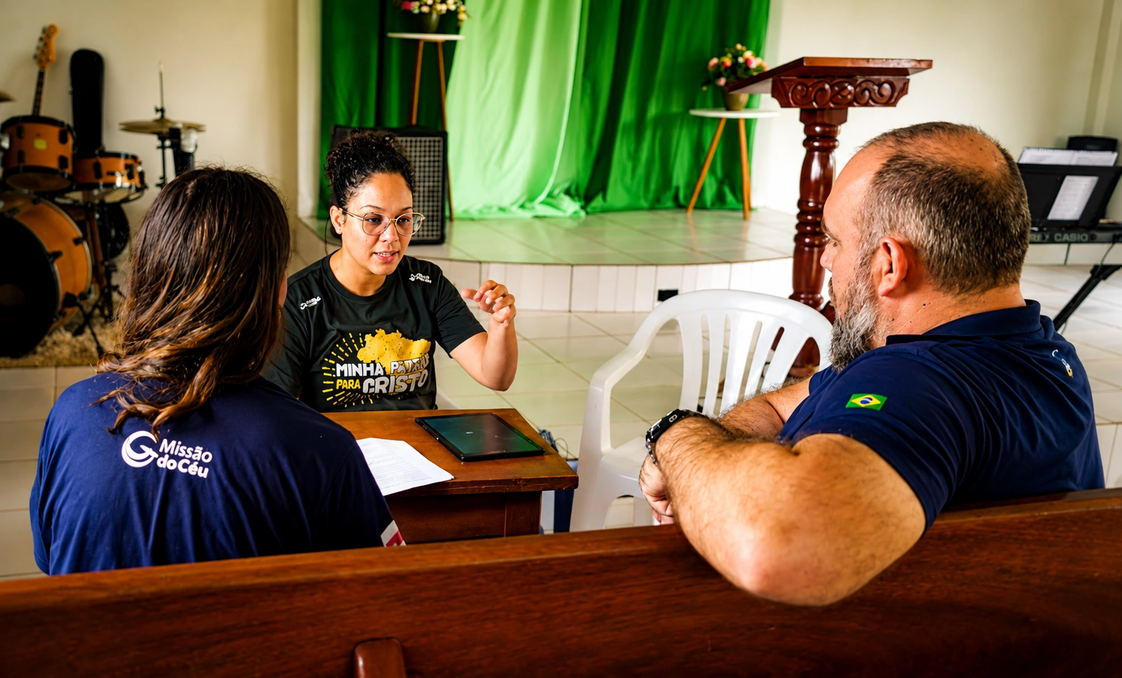 Morador indígena fotografado durante visita de campo do Projeto Fronteiras